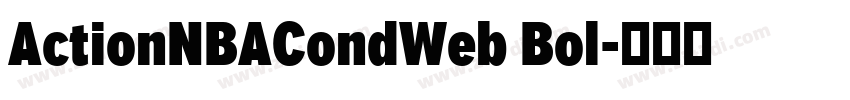 ActionNBACondWeb Bol字体转换